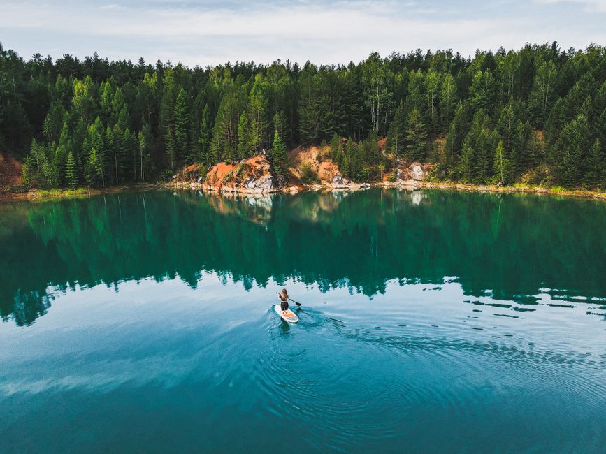 Paddleboard Allround na pokojnej vode
